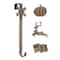 Haute Decor Bronze Icon Adjustable Wreath Hanger